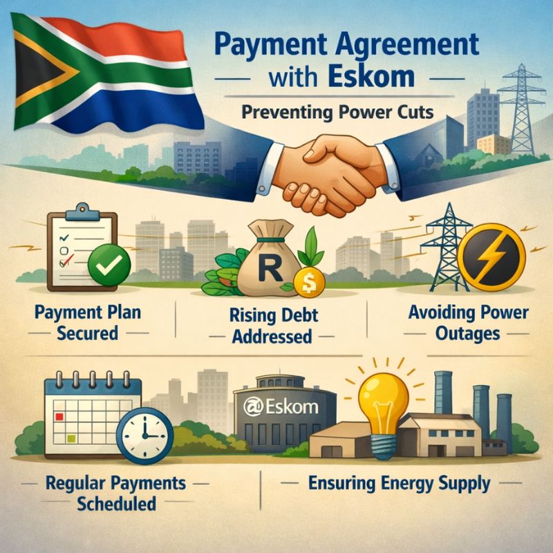 Ekurhuleni Secures Payment Agreement
