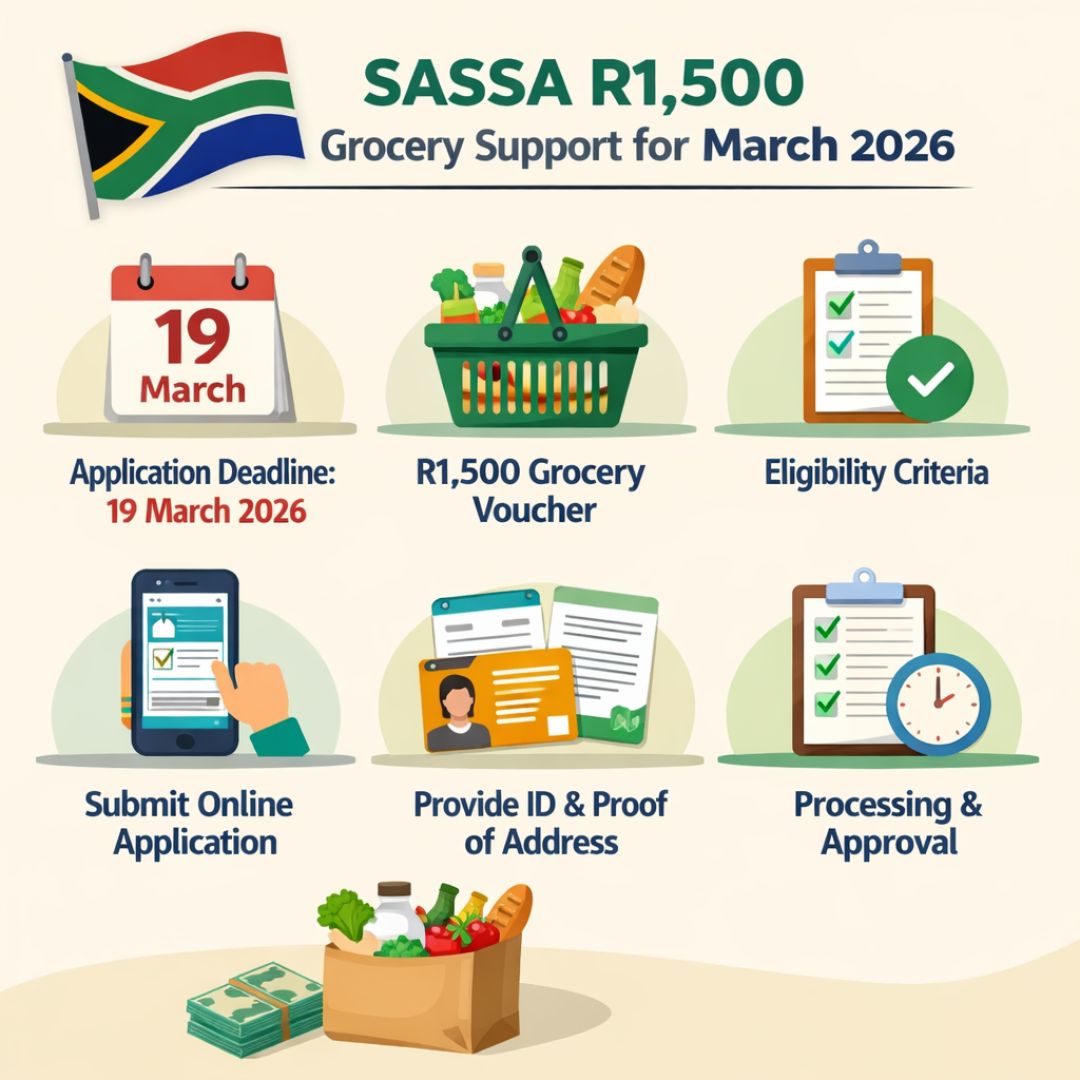SASSA R1,500 Grocery Support